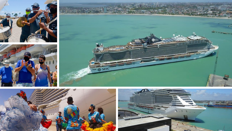 Itajaí recebe 2,5 mil turistas com cruzeiro MSC Orchestra