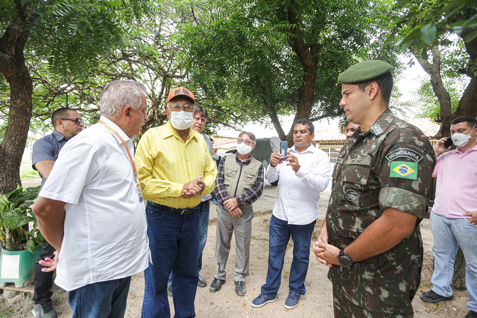 O Exército reforça a operação de combate à dengue em Teresina