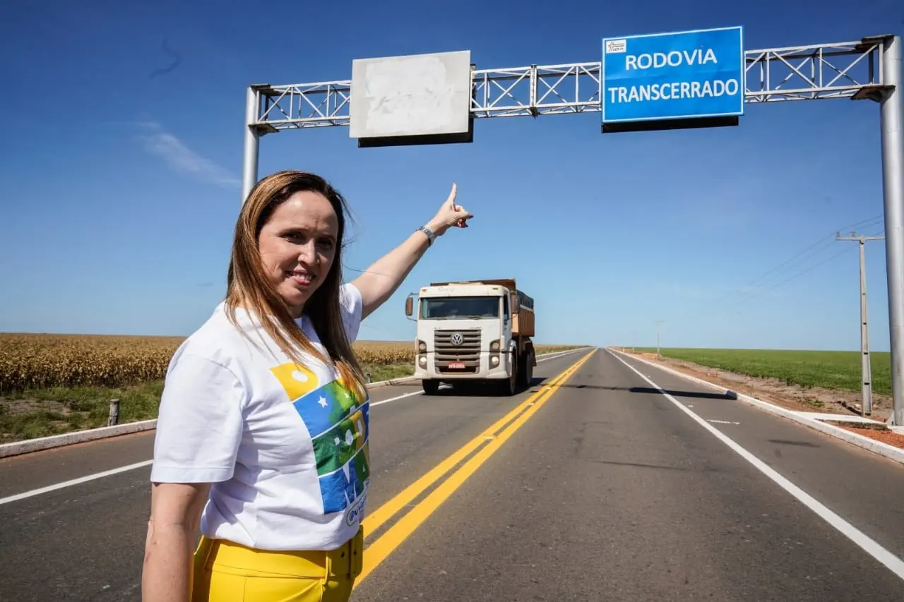Viviane Moura, coordenadora e autora do projeto da PPP Rodovia Transcerrados foi ver como está ficando a obra que era o sonho dos piauienses