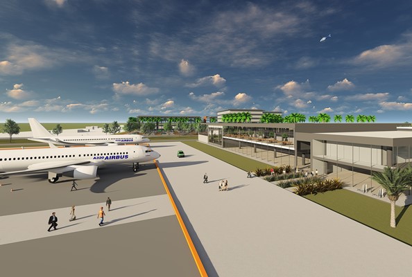 Como vai ficar o aeroporto de Parnaíba com a reforma prevista no contrato da Parceria entre Concessionária e o Governo do Piauí