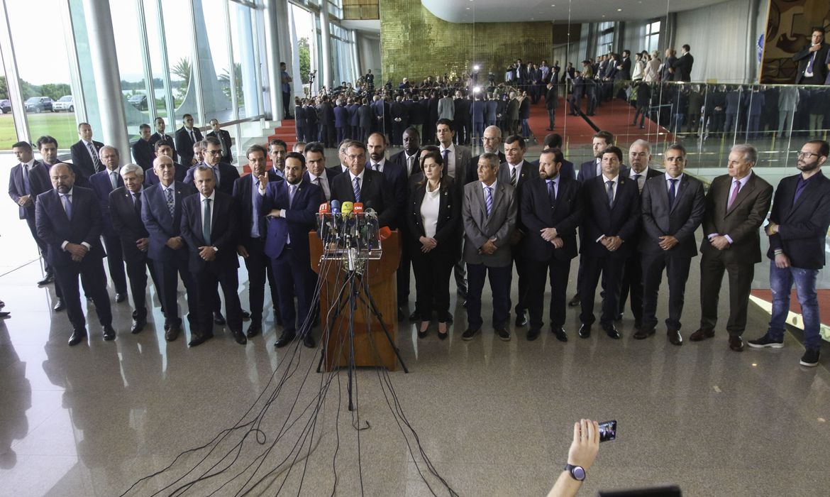 Bolsonaro reúne ministro para se pronunciar quase três dias depois da eleição de Lula a presidente do Brasil. Foto: Fabio Rodrigues Pozzebom/Agência Brasil