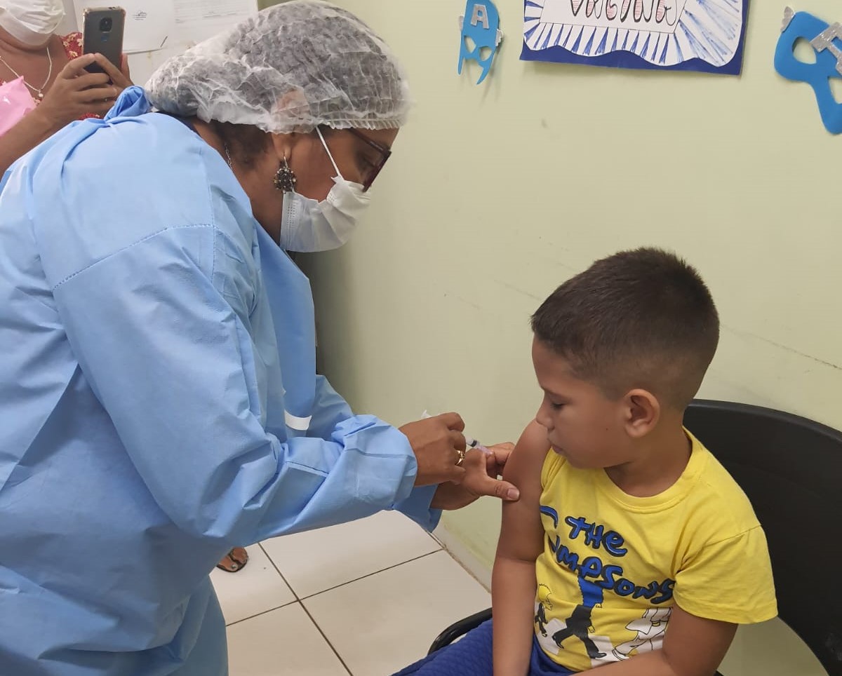 Está aberto o agendamento para quem deseja vacinar crianças entre 6 meses e menores de 3 anos em Teresina