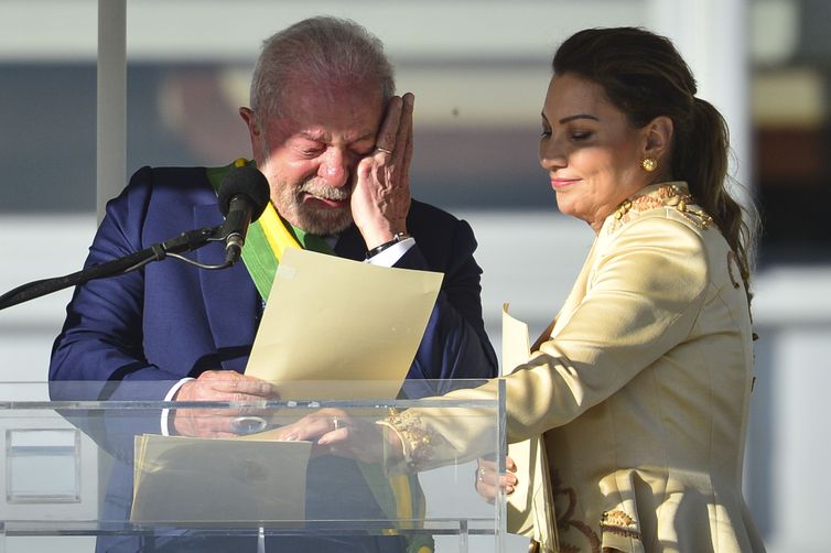 Lula chorou ao falar sobre a fome que já atinge muitos brasileiros. (Foto: Marcelo Camargo/Agência Brasil)