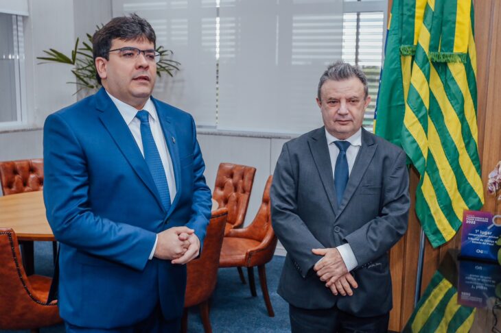 Rafael e novo presidente do TJ-PI chegaram a um acordo sobre a ação que cobra dívida bilionária do Governo do Piauí