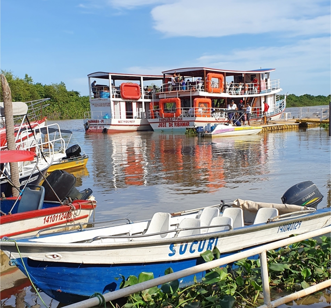O Delta do Parnaíba, um dos lugares mais atrativos para os turistas que vêm se desenvolvendo mais pela qualificação inicial e pela grande procura pelo ecoturismo