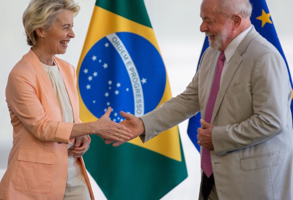 De acordo com o governo, a recepção de Lula a Ursula faz parte da retomada das relações do Brasil com a União Europeia. 