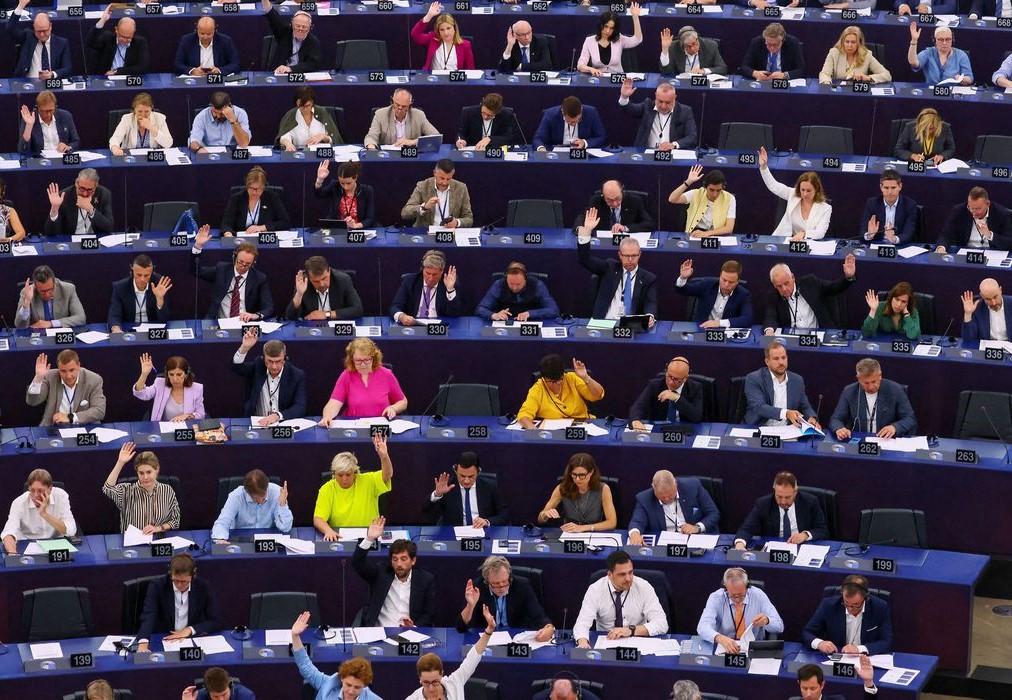 O parlamento Europeu conseguiu uma façanha ao aprovar legislação favorável ao meio ambiente, mas muitos estão divididos. Foto: Reuters/Yves Herman