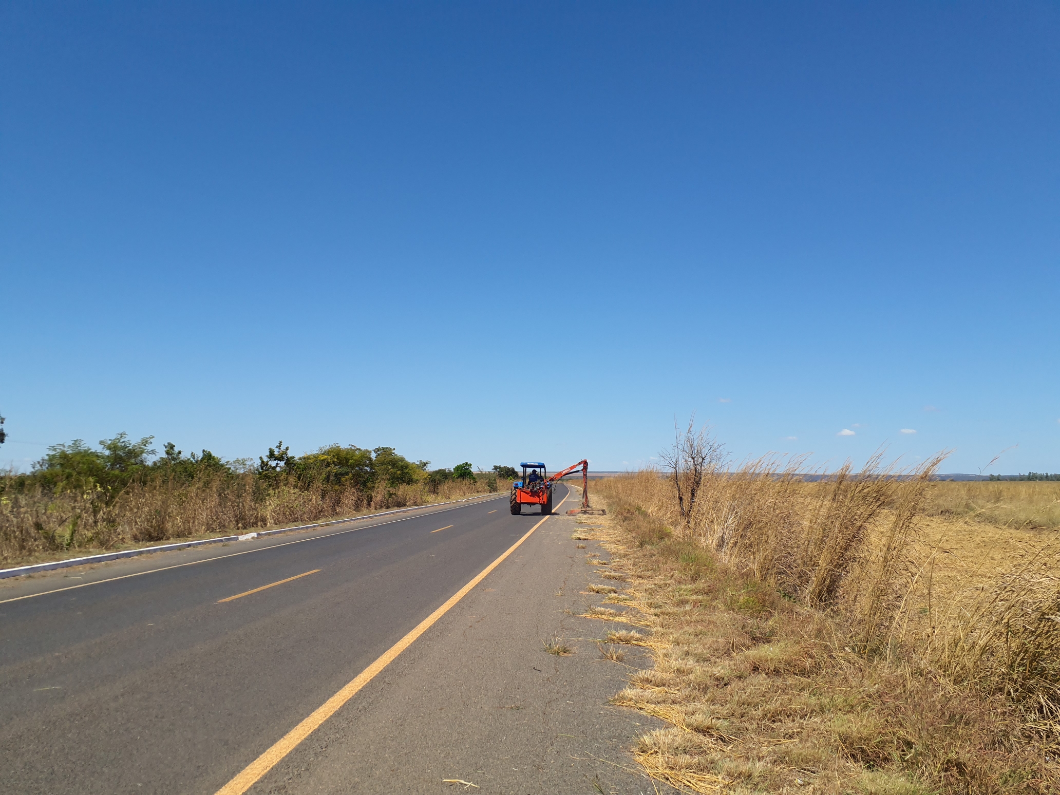 Estrada em Santa Filomena que foi divulgada pela pesquisa CNT sobre rodovias no pais. 
