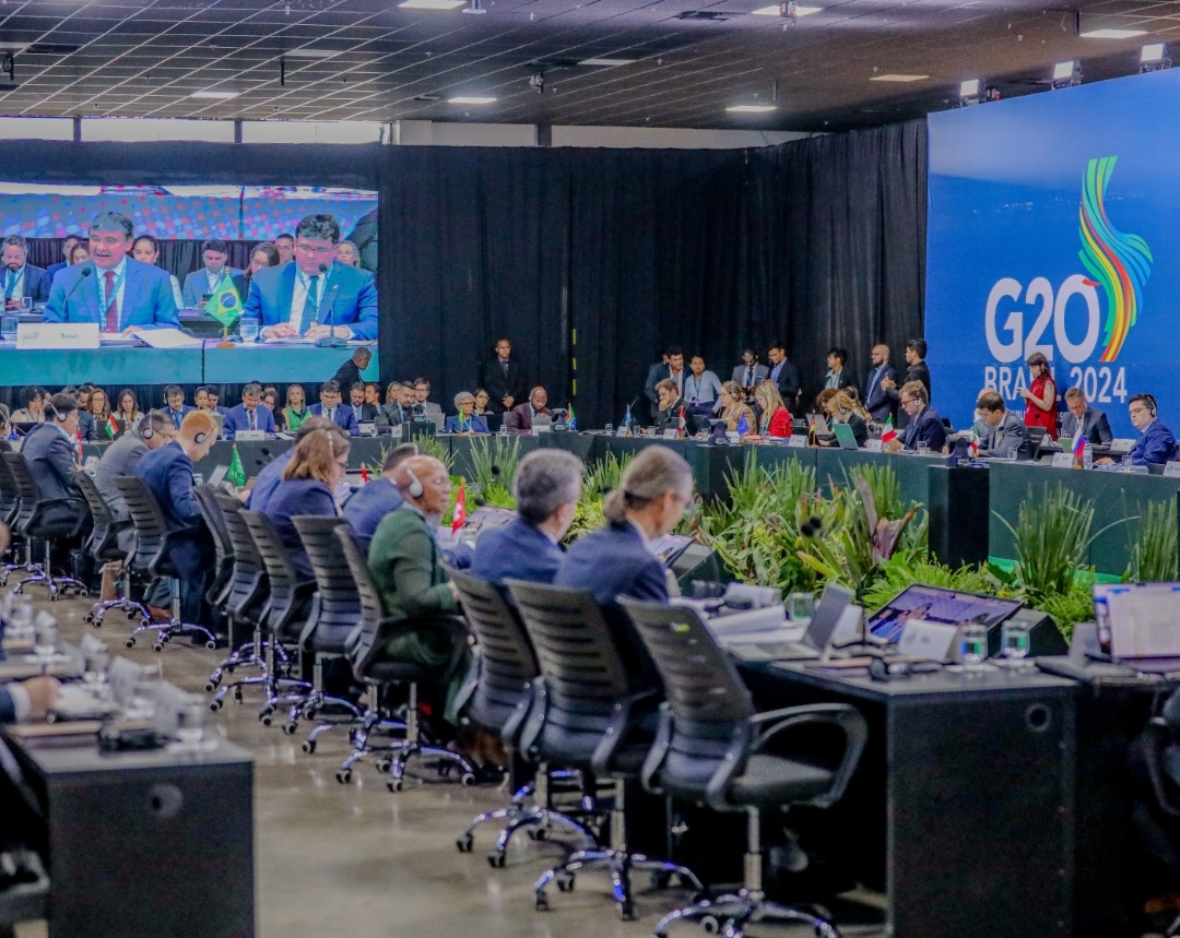 O ministro Wellington Dias e o governador Rafael Fonteles participaram da abertura do G20 Social nesta quarta-feira, no Centro de Convenções, em Teresina. (Fotos: Gabriel Piauilino/Ccom)
