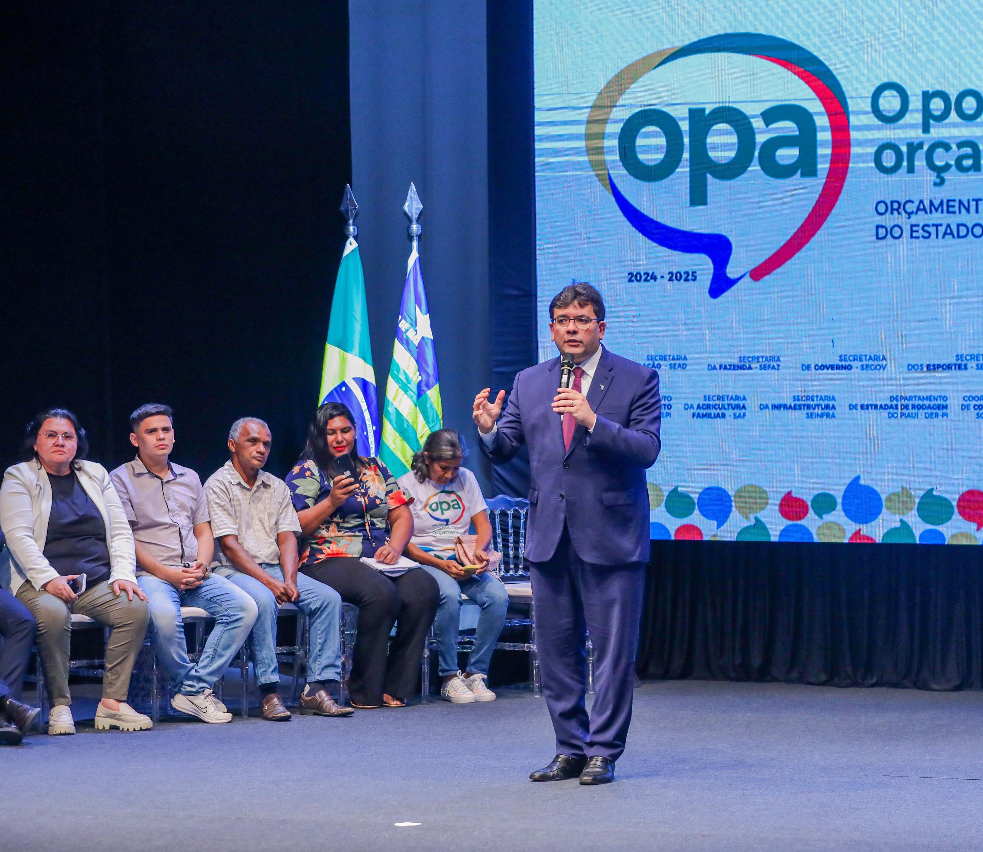 O governador Rafael Fonteles falou sobre os avanços a partir da implantação do OPA no Piauí, que leva obra para todas as regiões.(Fotos: Divulgação/CCOM)
