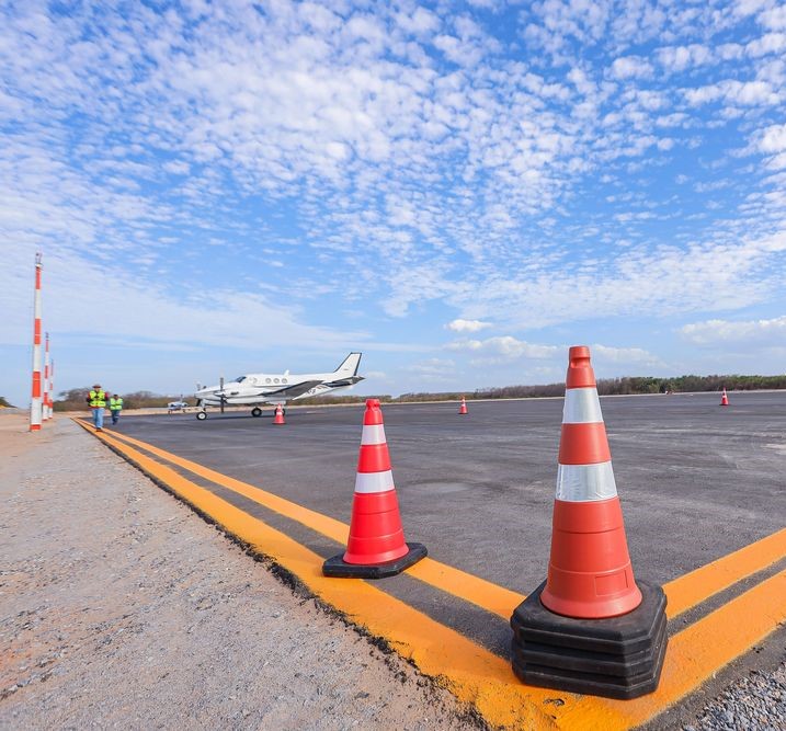 Aeroporto de Barra Grande, um dos que mais recebem turistas de várias regiões do país. (Foto: Divulgação/CCOM)