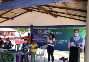 Evento do IBGE no Quilombo Mimbó na quarta-feira, 17, marcou o início do censo nos territórios quilombolas do Piauí.Fotos: Instagram Quilombo Mimbó