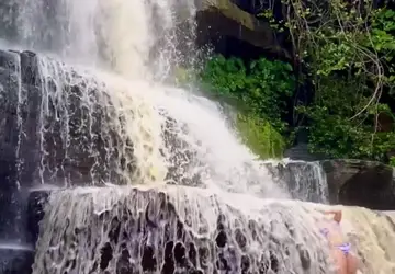 Uma das cachoeiras mais belas do Piauí, um potencial que o Piauí pode explorar melhorar para gerar trabalho e renda e atrair mais turistas