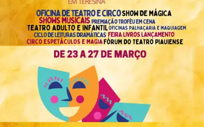 Semana Nacional do Teatro será comemorada em Teresina