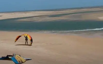 Ceará está entre destinos preferidos de kitesurfistas estrangeiros; Piauí acaba sendo beneficiado